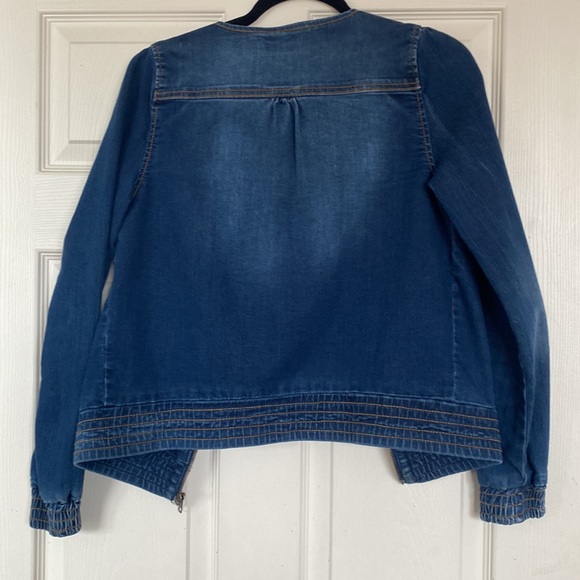 Blanco (Spanish Brand) Jean Jacket with Embroidery Detailing - Picture 4 of 4